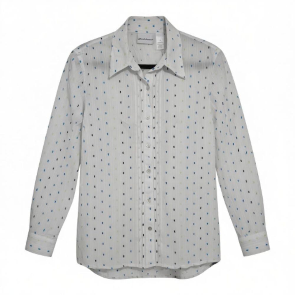 Alfred Dunner Blouse Women 18 100% Cotton Vintage